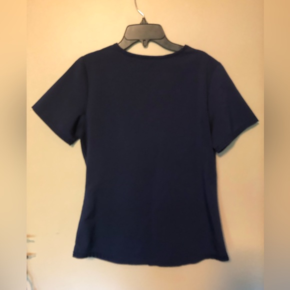 Scrubstar Navy scrub top - Picture 2 of 5